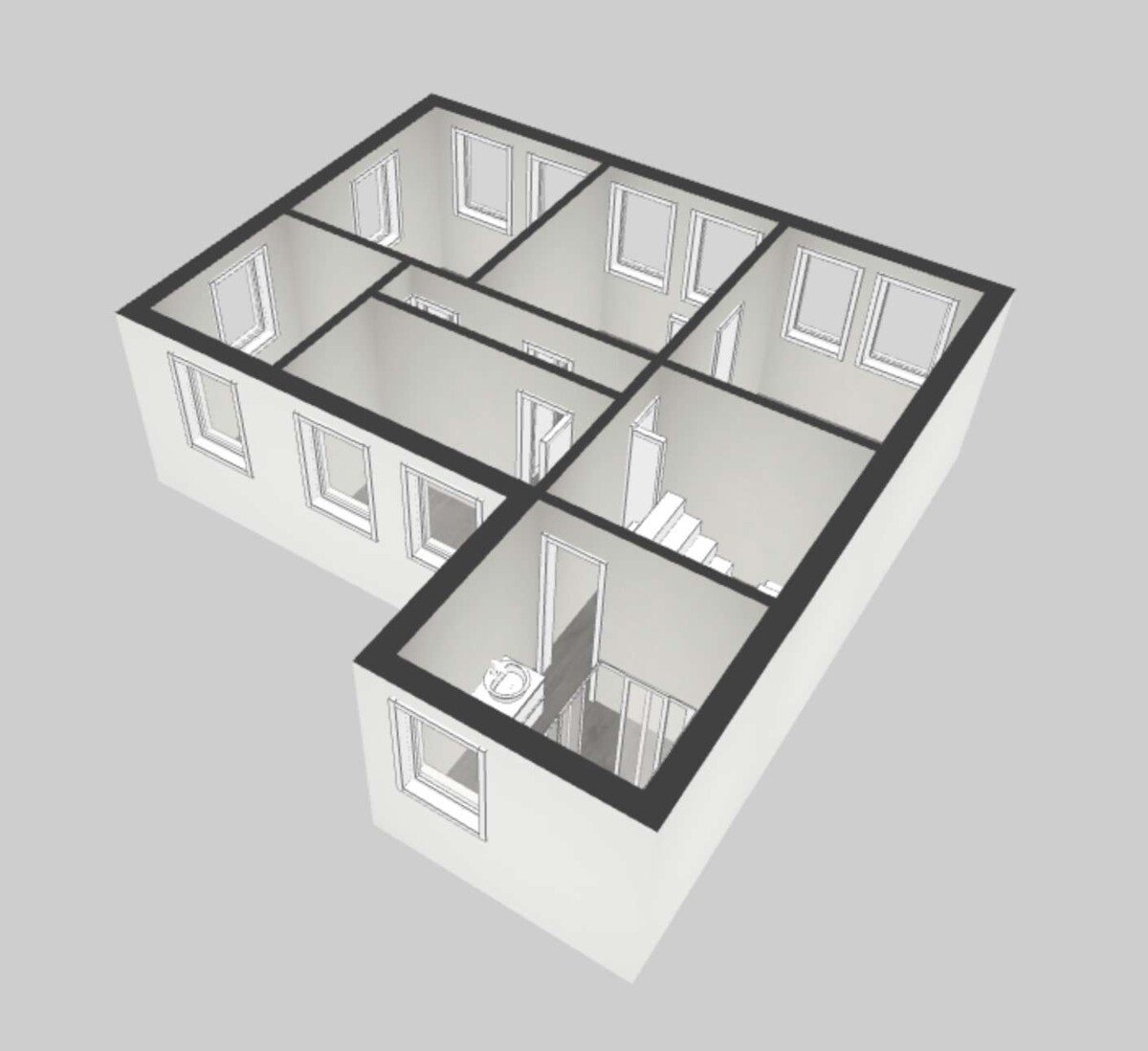 Obergeschoss 3D